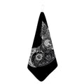 Spiritual Owl With Sun And Moon Print Hand Towel