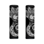 Spiritual Owl With Sun And Moon Print Handle Covers