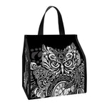 Spiritual Owl With Sun And Moon Print Insulated Lunch Tote