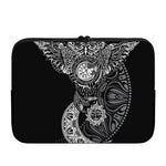 Spiritual Owl With Sun And Moon Print Laptop Sleeve