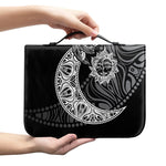 Spiritual Owl With Sun And Moon Print Leather Bible Cover