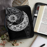 Spiritual Owl With Sun And Moon Print Leather Bible Cover