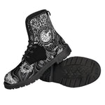 Spiritual Owl With Sun And Moon Print Backpack