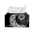 Spiritual Owl With Sun And Moon Print Leather Tissue Box Cover