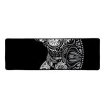 Spiritual Owl With Sun And Moon Print Long Kitchen Mat