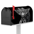 Spiritual Owl With Sun And Moon Print Mailbox Cover