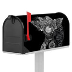 Spiritual Owl With Sun And Moon Print Mailbox Cover