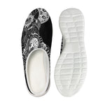 Spiritual Owl With Sun And Moon Print Mesh Casual Shoes