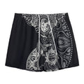 Spiritual Owl With Sun And Moon Print Mesh Shorts