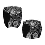 Spiritual Owl With Sun And Moon Print Office Chair Cover