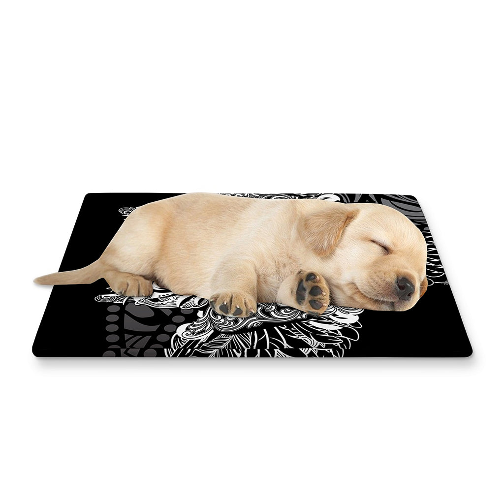 Spiritual Owl With Sun And Moon Print Pet Cooling Mat Cover
