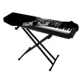 Spiritual Owl With Sun And Moon Print Piano Keyboard Cover