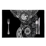 Spiritual Owl With Sun And Moon Print Placemat