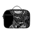 Spiritual Owl With Sun And Moon Print Portable Lunch Bag