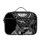 Spiritual Owl With Sun And Moon Print Portable Lunch Bag