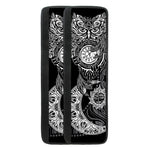 Spiritual Owl With Sun And Moon Print Refrigerator Handle Covers