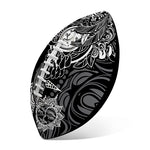 Spiritual Owl With Sun And Moon Print Rugby Ball