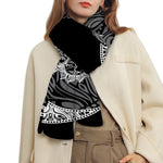 Spiritual Owl With Sun And Moon Print Scarf