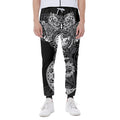 Spiritual Owl With Sun And Moon Print Joggers
