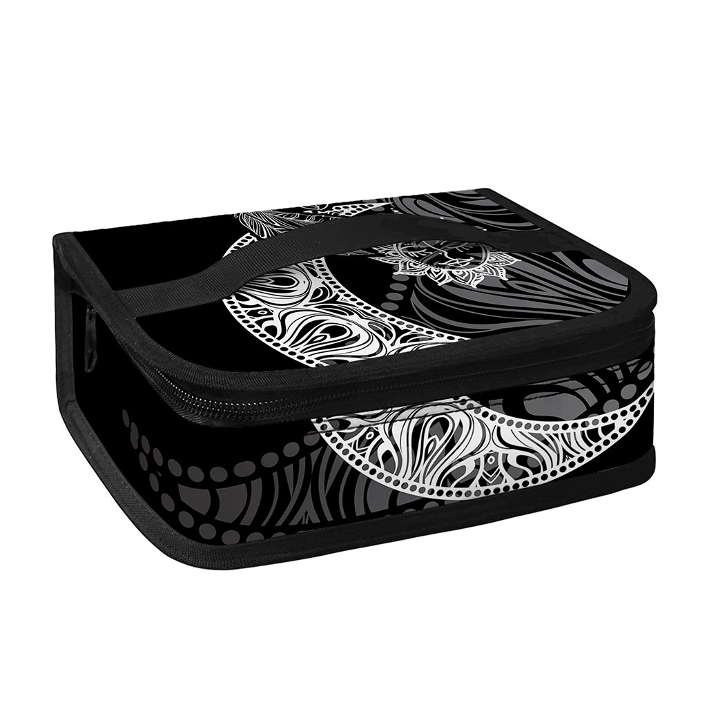 Spiritual Owl With Sun And Moon Print Small Lunch Bag