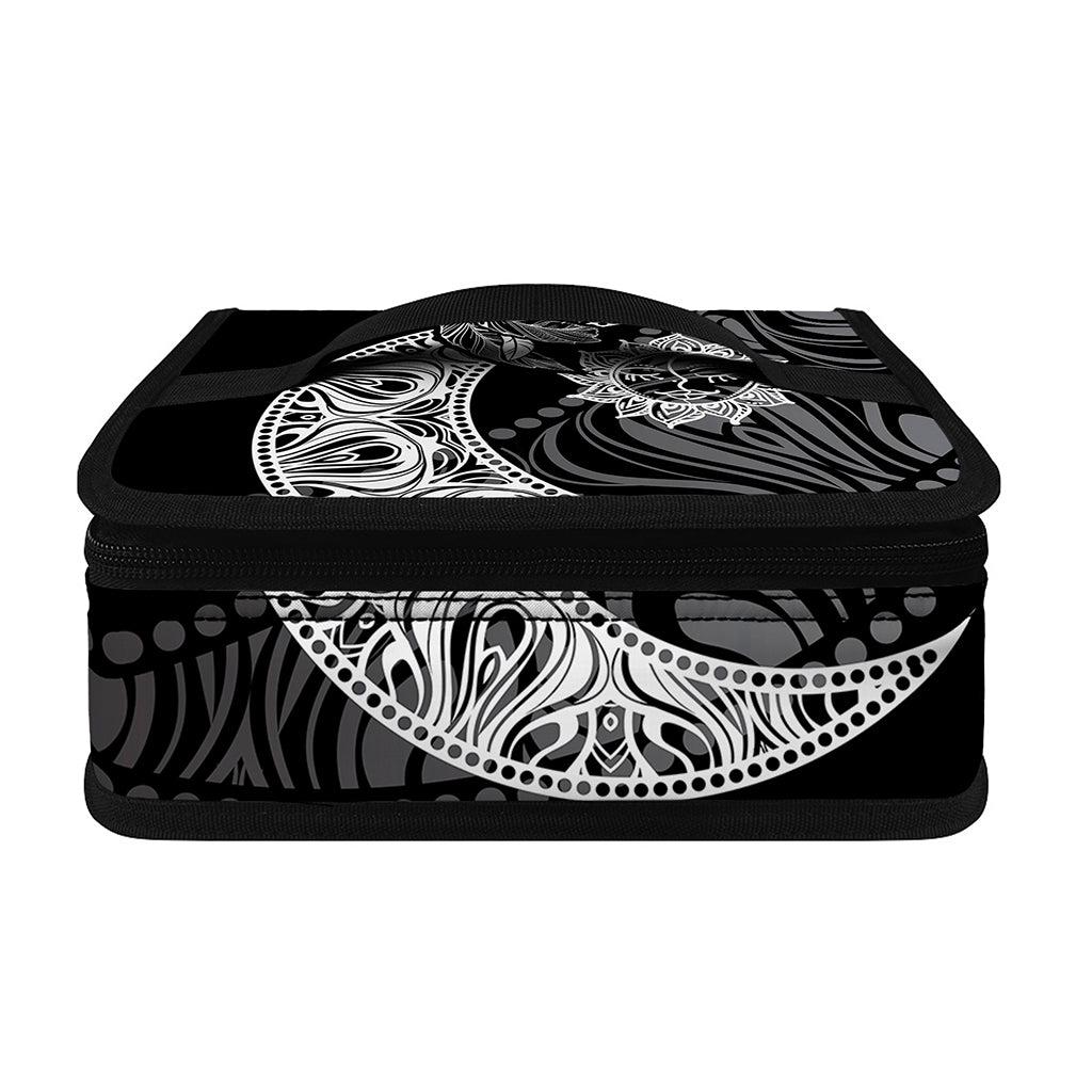 Spiritual Owl With Sun And Moon Print Small Lunch Bag