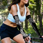 Spiritual Owl With Sun And Moon Print Sun Protection Arm Sleeves