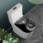 Spiritual Owl With Sun And Moon Print Toilet Lid Cover