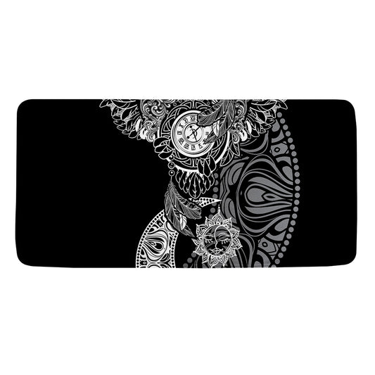 Spiritual Owl With Sun And Moon Print Towel