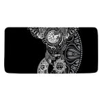 Spiritual Owl With Sun And Moon Print Towel