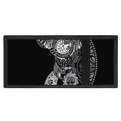 Spiritual Owl With Sun And Moon Print Trifold Wallet