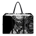 Spiritual Owl With Sun And Moon Print Utility Tote Bag