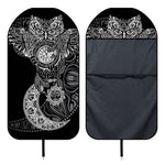 Spiritual Owl With Sun And Moon Print Waterproof Car Seat Cover