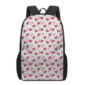 Splash Wine Pattern Print 17 Inch Backpack