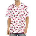 Splash Wine Pattern Print Aloha Shirt