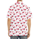 Splash Wine Pattern Print Aloha Shirt