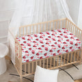 Splash Wine Pattern Print Baby Crib Sheet
