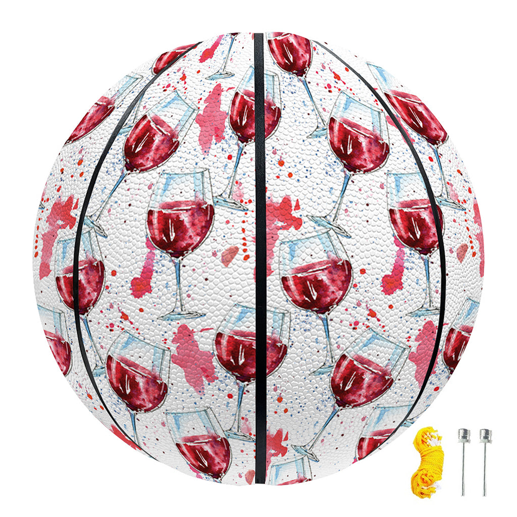 Splash Wine Pattern Print Basketball