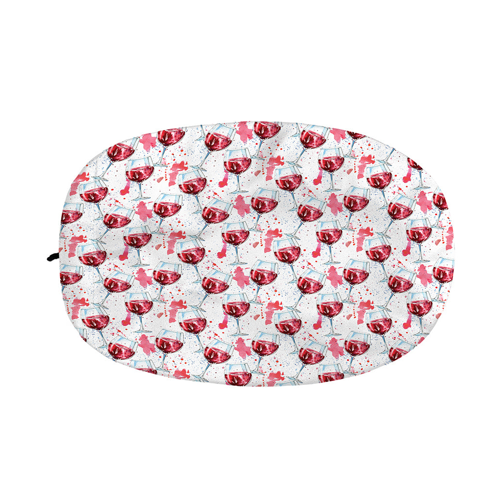 Splash Wine Pattern Print Car Side Mirror Covers