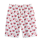 Splash Wine Pattern Print Cotton Shorts