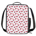 Splash Wine Pattern Print Crossbody Lunch Bag