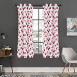Splash Wine Pattern Print Curtain