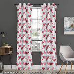 Splash Wine Pattern Print Curtain