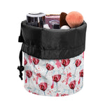 Splash Wine Pattern Print Drawstring Makeup Bag