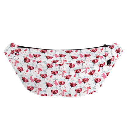Splash Wine Pattern Print Fanny Pack