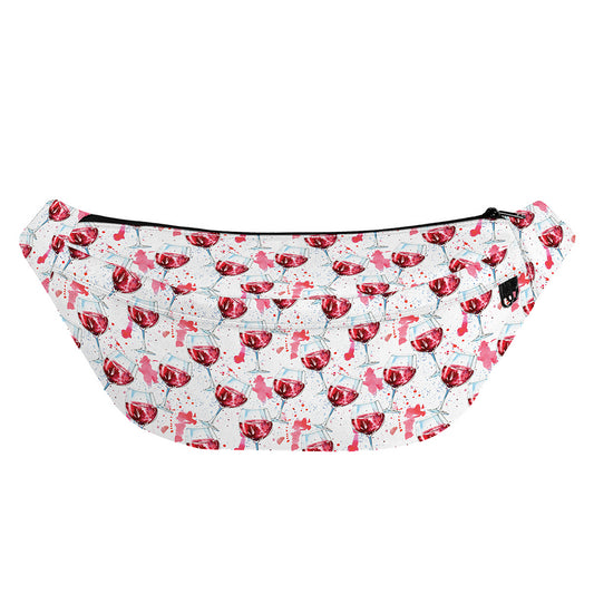 Splash Wine Pattern Print Fanny Pack