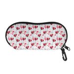Splash Wine Pattern Print Glasses Case