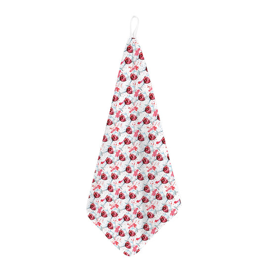 Splash Wine Pattern Print Hand Towel