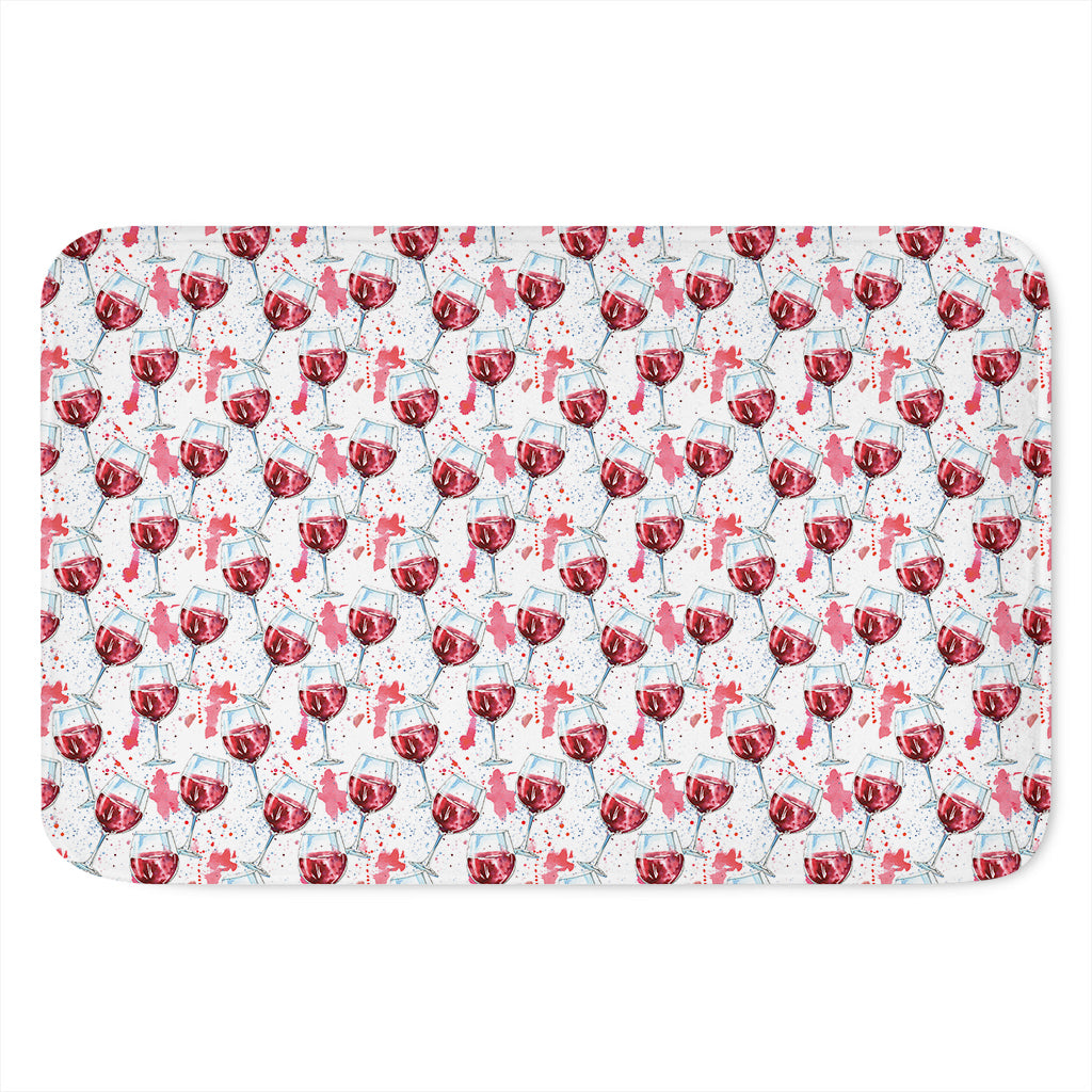 Splash Wine Pattern Print Indoor Door Mat