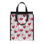 Splash Wine Pattern Print Insulated Lunch Tote