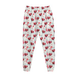 Splash Wine Pattern Print Jogger Pants